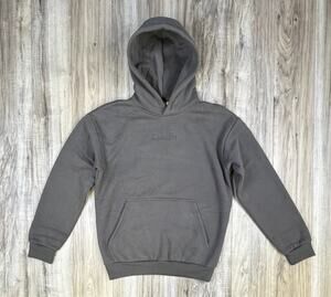 Comfrt Signature Hoodie Steel Grey Heavyweight Fleece Unisex Size S NEW